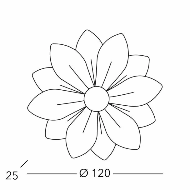 KOLARZ 5230.6061 FIORE lampa ścienna
