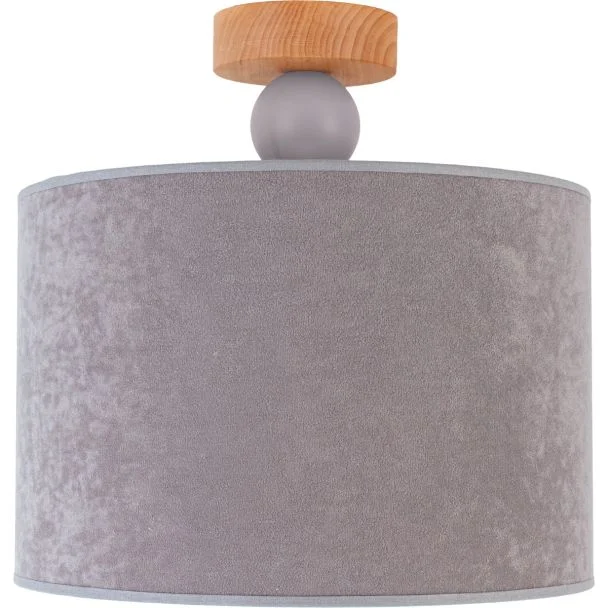 HELLUX 3200112 Lampa sufitowa Bolla szara