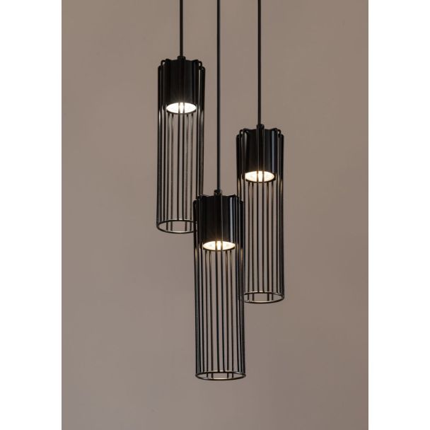 SIGMA 33456 FOBIA 3 lampa wisząca koło czarny
