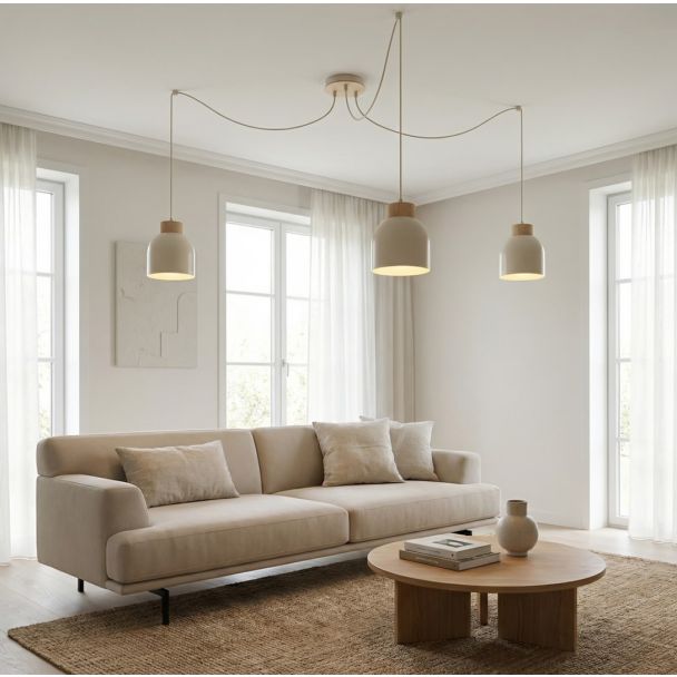 EMIBIG 1624/3 KRU 3 MOKKA LAMPA WISZĄCA