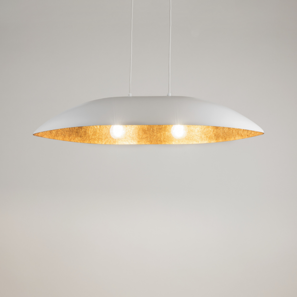 SIGMA 40639 lampa wisząca Gondola M biały/miedziany