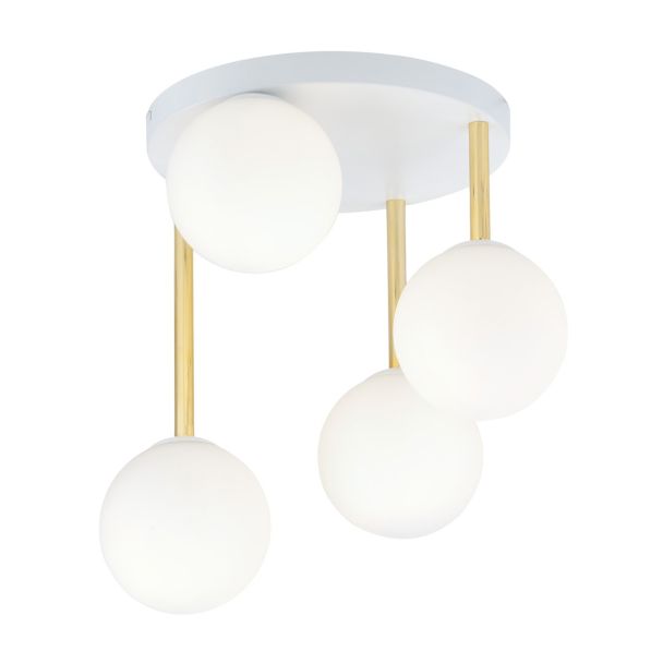 EMIBIG 1261/4 LAMPA SUFITOWA DOLCE 4 WH OPAL
