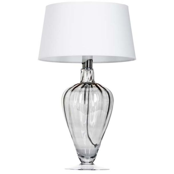 4 CONCEPTS BRISTOL TRANSPARENT BLACK L046311501 lampa stołowa z abażurem
