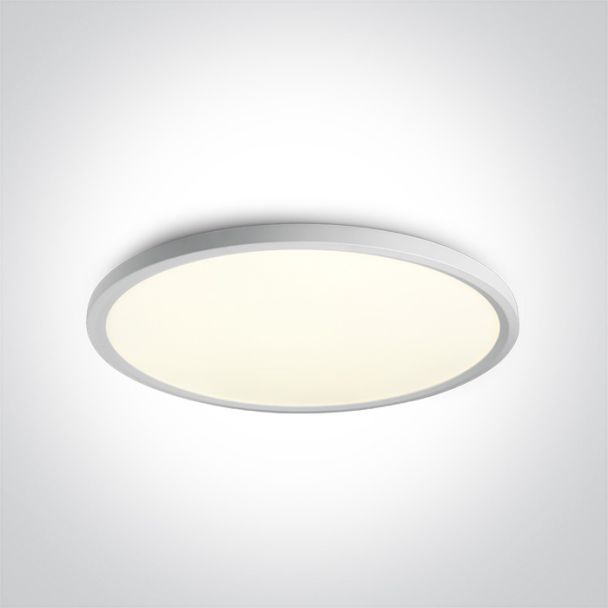 ONE LIGHT 62160FB/W/C Zigos 2 biały plafon LED 4000K 60W