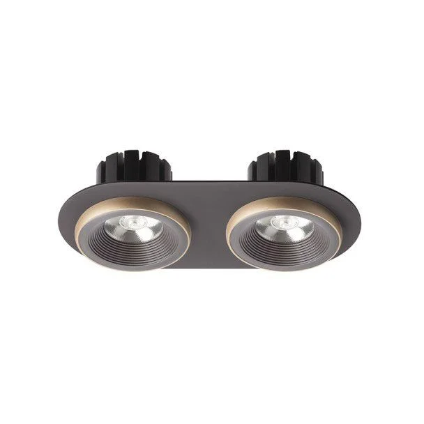 RENDL R13242 SHARM R II wpuszczana brązowa/perłowo-złota 230V LED 2x10W 24° 3000K