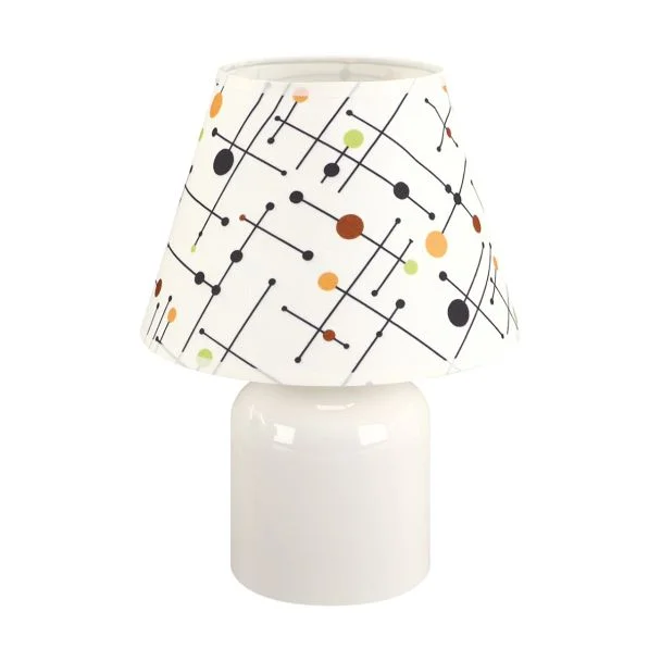 IDEUS 04102 IMBIR E14 WHITE Lampka stołowa