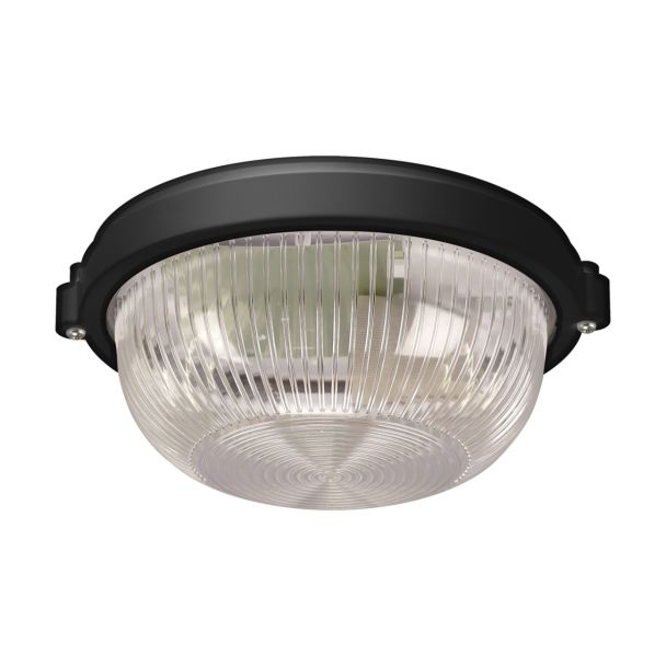 IDEUS 04316 SALTO 10 BLACK Plafoniera hermetyczna