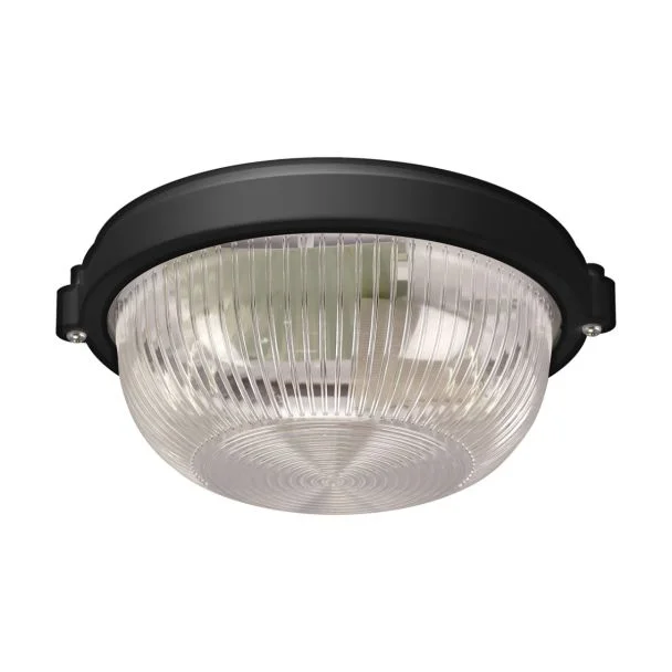 IDEUS 04316 SALTO 10 BLACK Plafoniera hermetyczna