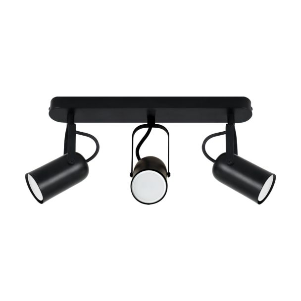 IDEUS 04395 LOFTA GU10 3L BLACK Oprawa ścienno-sufitowa