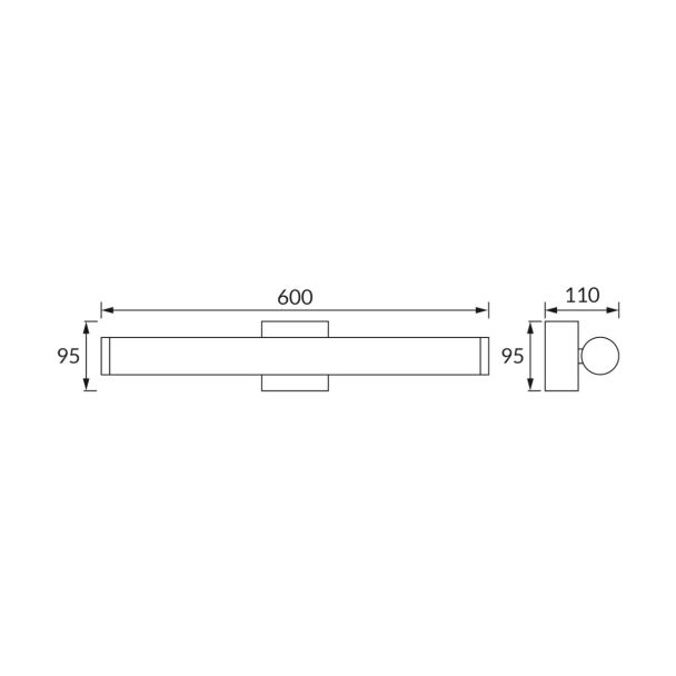 IDEUS 04455 TORIN LED 15W CHROME NW Oprawa dekoracyjna SMD LED