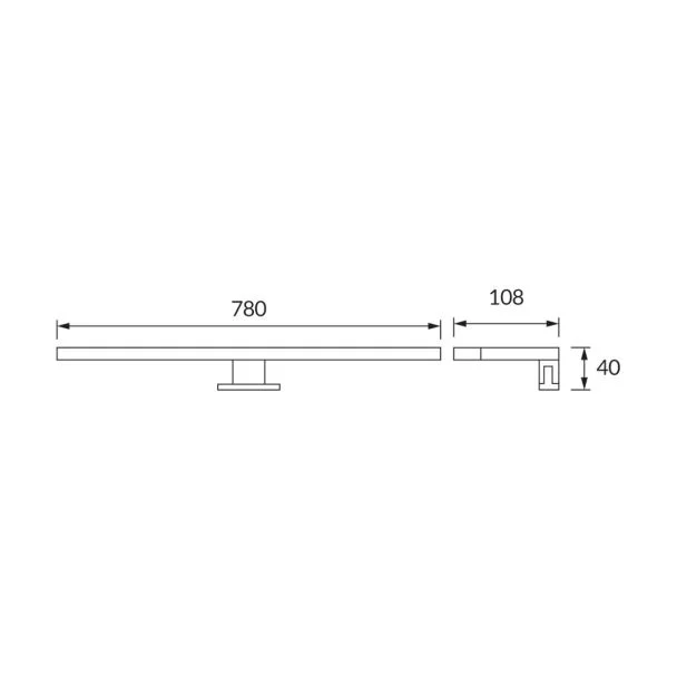 IDEUS 04493 NERON LED 10W BLACK NW Oprawa dekoracyjna SMD LED
