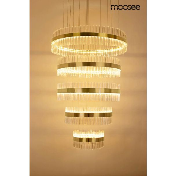 MOOSEE MSE1501100396  lampa wisząca GHIA 5 złota