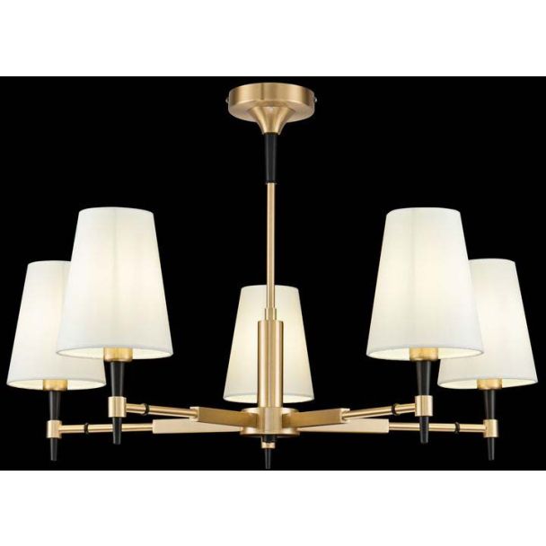 MAYTONI H001CL-05BS House Zaragoza Chandelier Brass