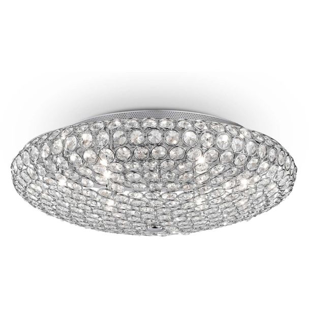IDEAL LUX KING PL9 CROMO 073255
