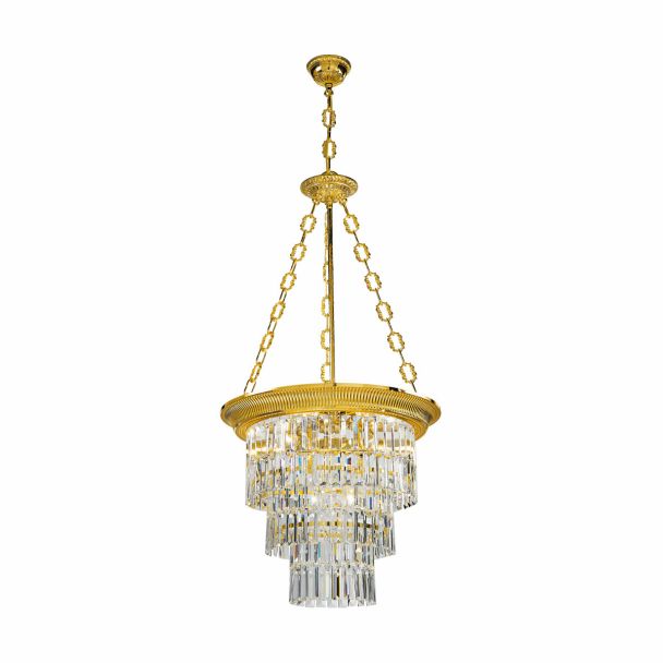 KOLARZ 0346.34.3 MILORD CRYSTAL żyrandol złoto 24K
