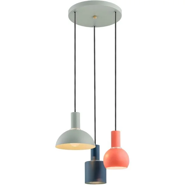 ARGON SINES 1479 lampa wisząca 3 pł. na okrągłej podsufitce