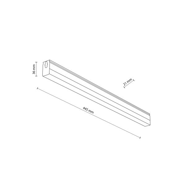 TK-LIGHTING 18312 PANEL LED PROSTY DO HONEY COMB 7W