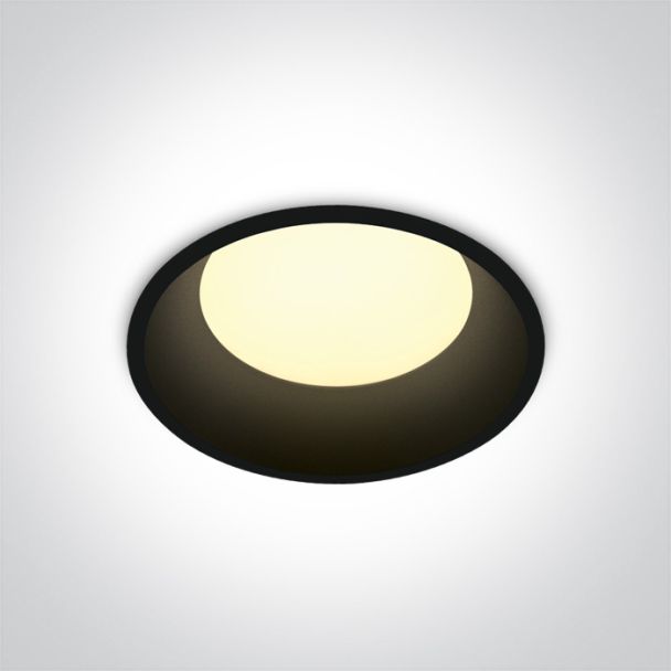 ONE LIGHT 10109D/B/W Maronas czarny downlight LED 3000K 9W dark light