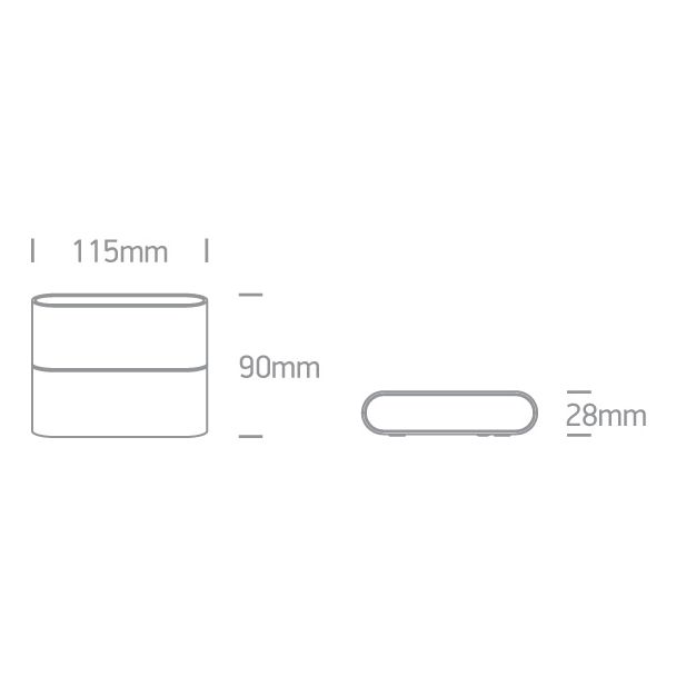 ONE LIGHT 67376/W/W Koutsi biały zewnętrzny kinkiet góra - dół SMD 2835,3000K 2x3W IP54