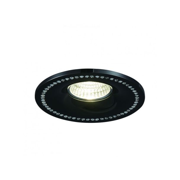 AZZARDO NC1767R-BK / AZ1613 Simon Round (black) Oczko sufitowe