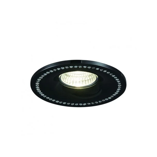 AZZARDO NC1767R-BK / AZ1613 Simon Round (black) Oczko sufitowe