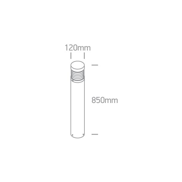ONE LIGHT 67034/AN/W Cona lampa ogrodowa antracyt LED 3000K 15W IP54
