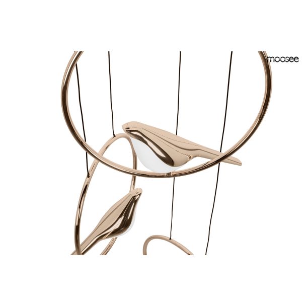 MOOSEE MSE010100294 MOOSEE lampa wisząca BIRD DISC złota