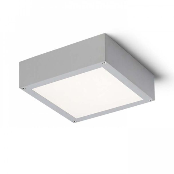 RENDL R10552 SCOTT sufitowa srebrnoszara 230V LED 9.8W IP54 3000K
