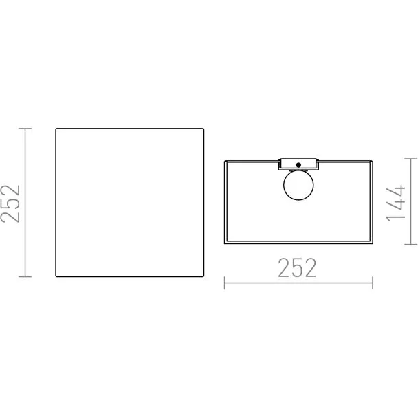 RENDL R11560 LOPE W 25/14 ścienna Chintz jasno szara 230V E27 28W