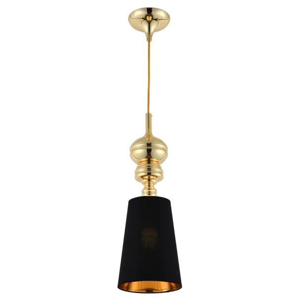 Step into design MP-8846-18 black gold Lampa wisząca QUEEN-1 złoto czarna 18 cm