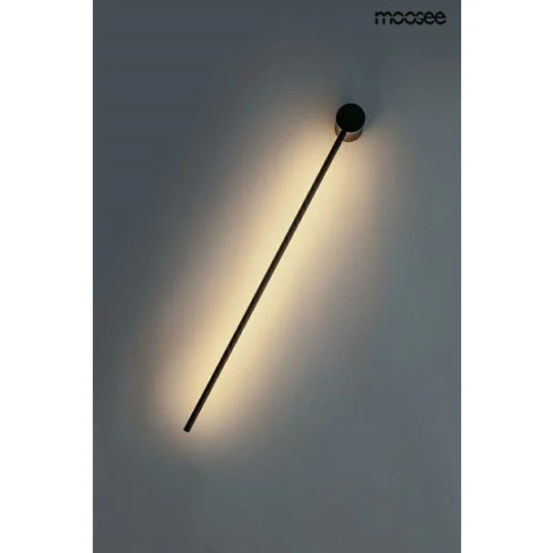 MOOSEE MSE010100382 MOOSEE lampa ścienna OMBRE 80 czarna