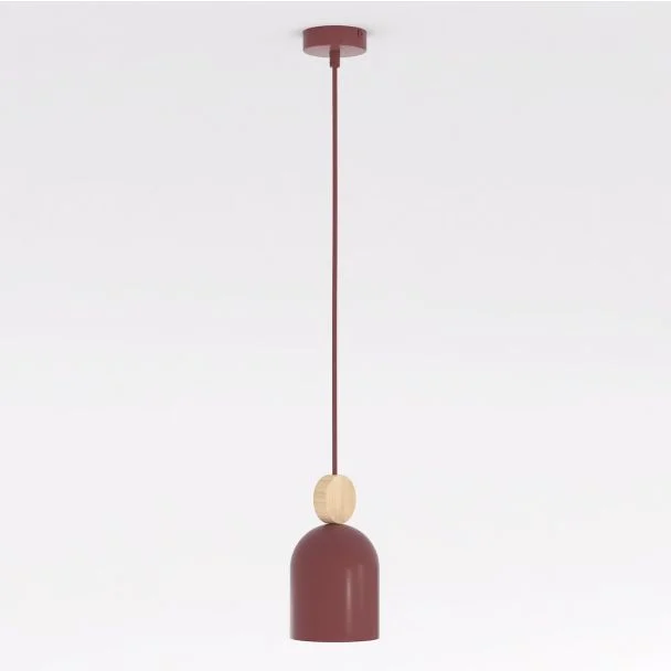 EMIBIG 1695/1 MESI 1 BURGUNDY LAMPA WISZĄCA