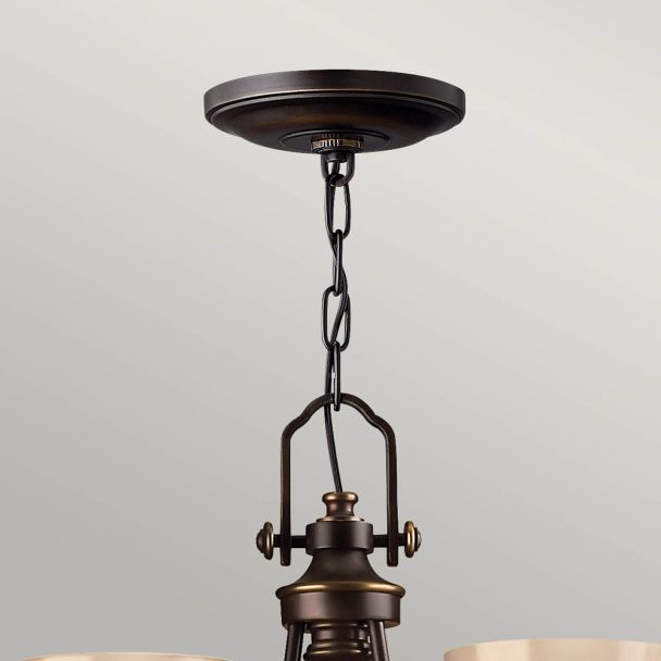 ELSTEAD MAYFLOWER HK/MAYFLOWER3 3Lt Chandelier