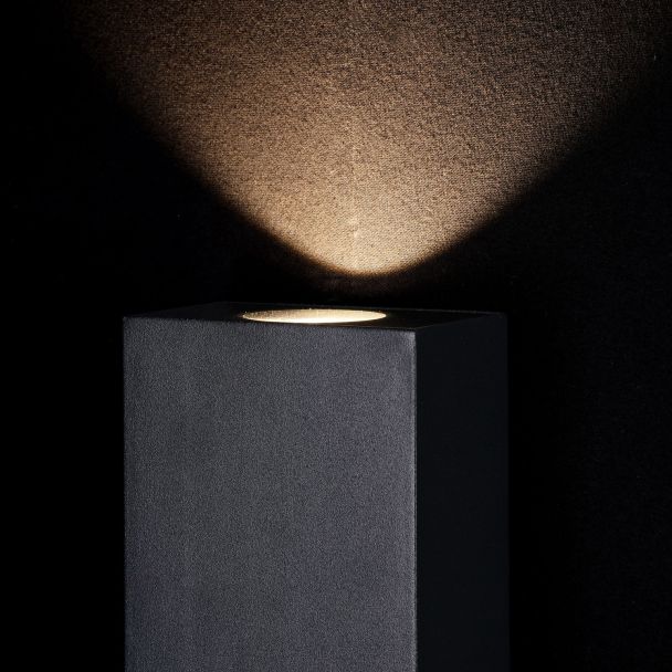MAYTONI O581WL-L6B Outdoor Times Square Wall Lamp Black