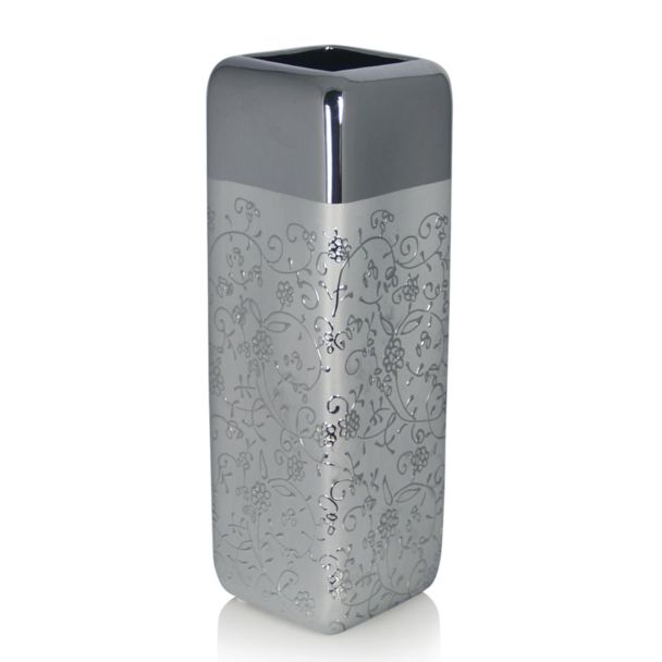 Artehome A9096-A Elegancki srebrny wazon 45 cm