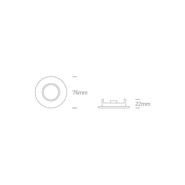 ONE LIGHT 10105X/C Statos wpust z oprawką GU5.3 MR16 50W chrom