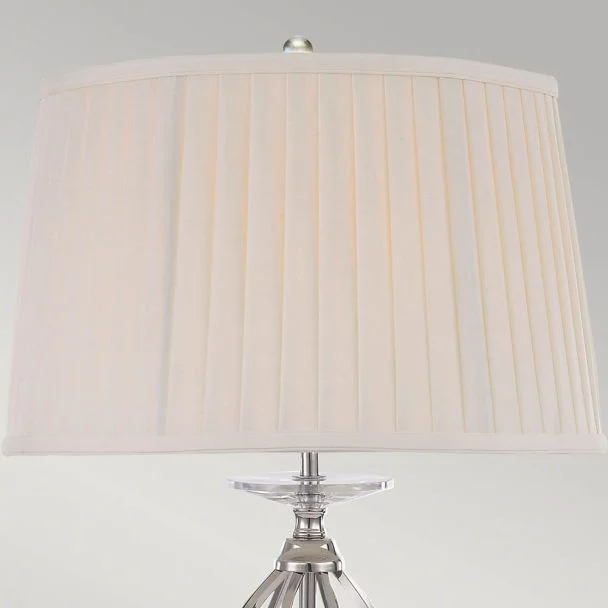 ELSTEAD AEGEAN AG/TL POL NICKEL 1Lt Table Lamp