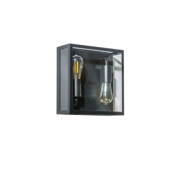 AZZARDO AZ4488 NIKLAS 2 WALL BK DECORATIVE WALL BLACK
