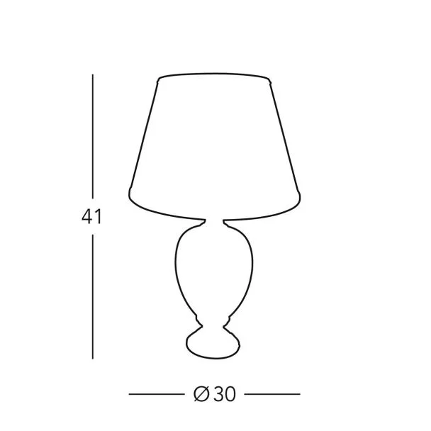 WYPRZEDAŻ KOLARZ 0094.70S DAMASCO lampa stołowa złoto 24K