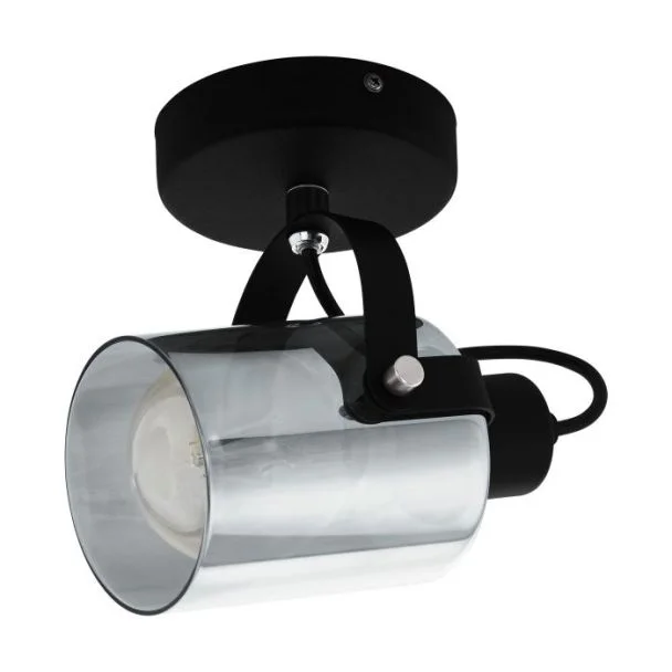 EGLO 99052 LAMPA BERREGAS SPOT WL/1 E27 SCHWARZ/SW-TRANSP.BERREGAS
