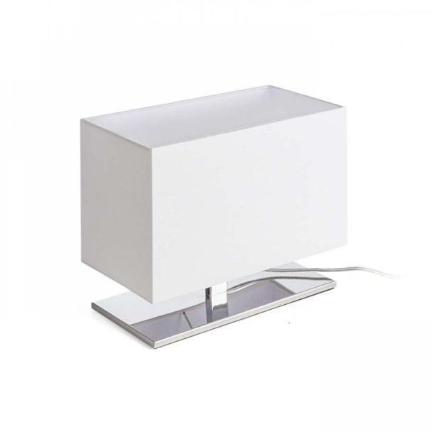 RENDL R11973 PLAZA S stołowa biała chrom 230V E27 42W