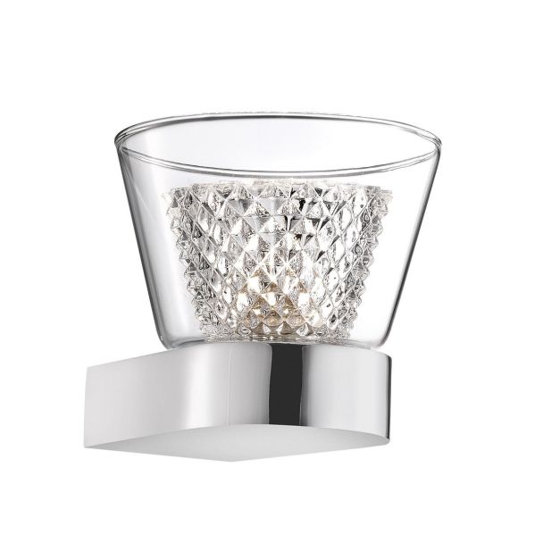Luces Exclusivas YOPAL LE41836 LAMPA ŚCIENNA transparentny