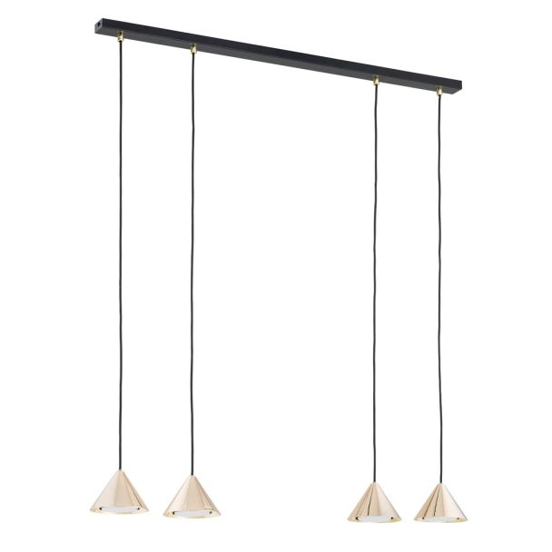 EMIBIG 1329/4 LAMPA WISZĄCA ELIT 4 BL GOLD