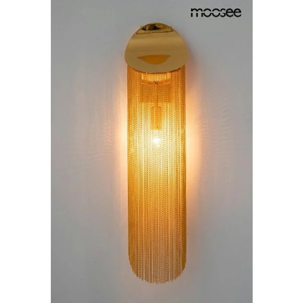 MOOSEE MSE010100374 MOOSEE lampa ścienna LAMBADA łańcuszki złota