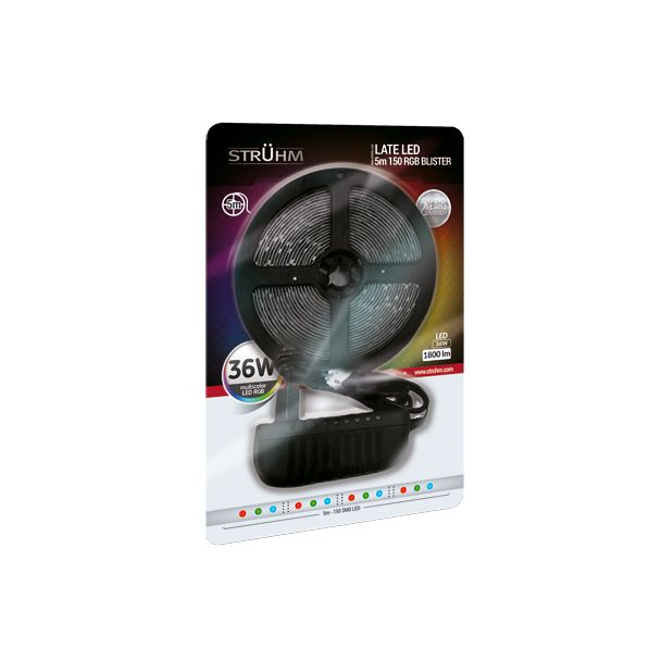 IDEUS 03036 LATE LED 5m 150 RGB BLISTER