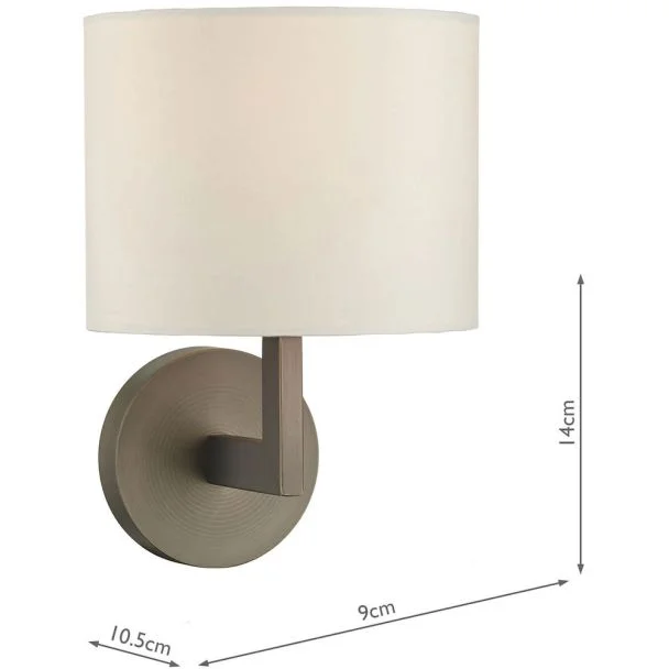 DAR FER0763 FERRARA WB ROUND WITH SQUARE ARM BRONZE SAMA PODSTAWA