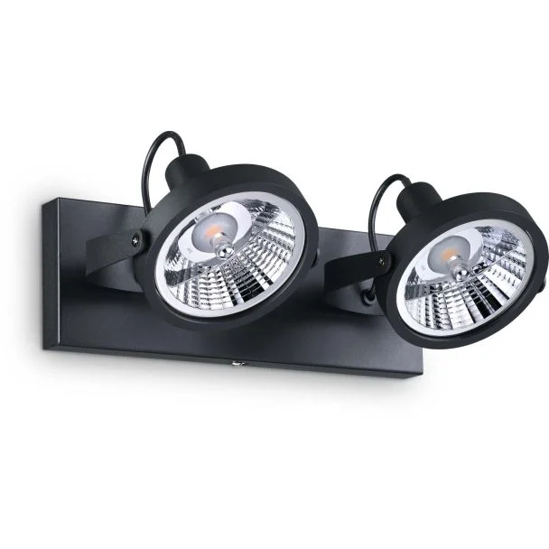 IDEAL LUX GLIM PL2 NERO 200248