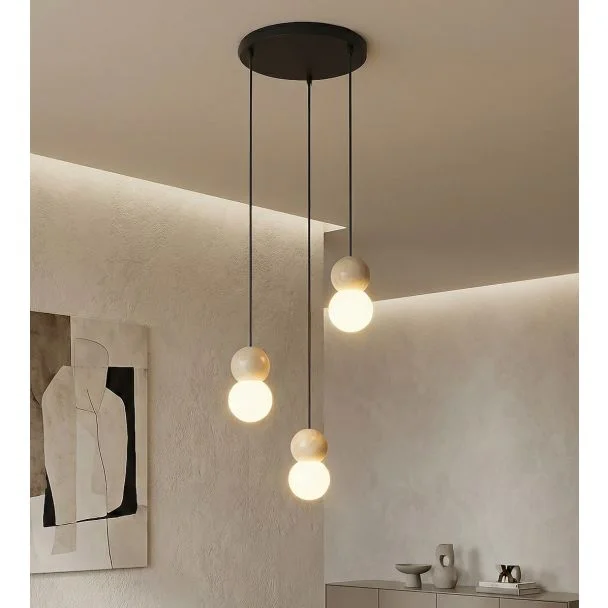 EMIBIG 1675/3 LOOP 3 BLACK LAMPA WISZĄCA