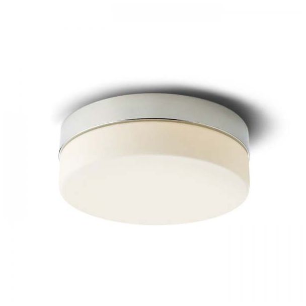 RENDL R12201 AWE 23 sufitowa szkło opalowe/chrom 230V LED 14W IP44 3000K
