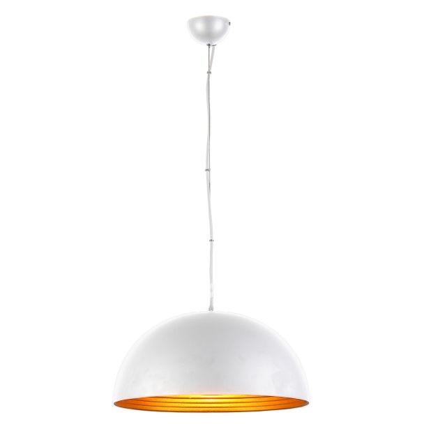 AZZARDO FB6838-40-WH-GO / AZ1397 Modena 40 (white/gold) Lampa wisząca